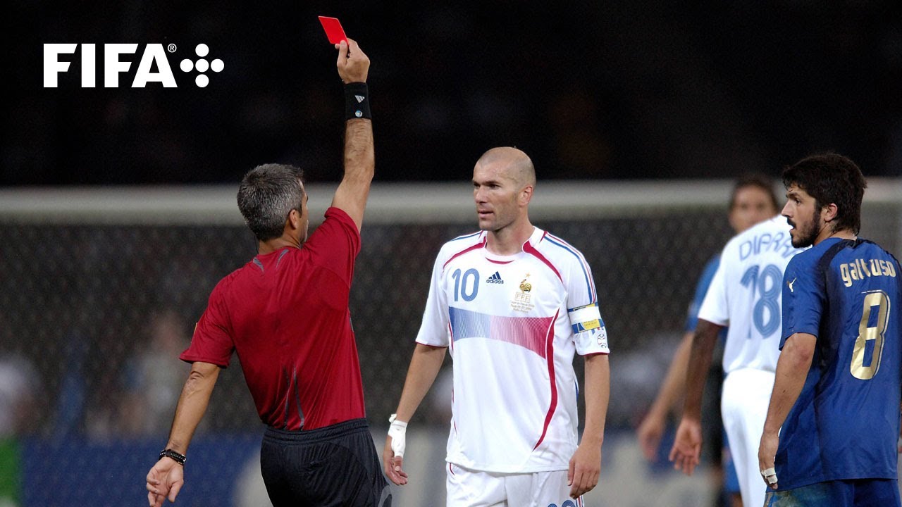 Zidane red card