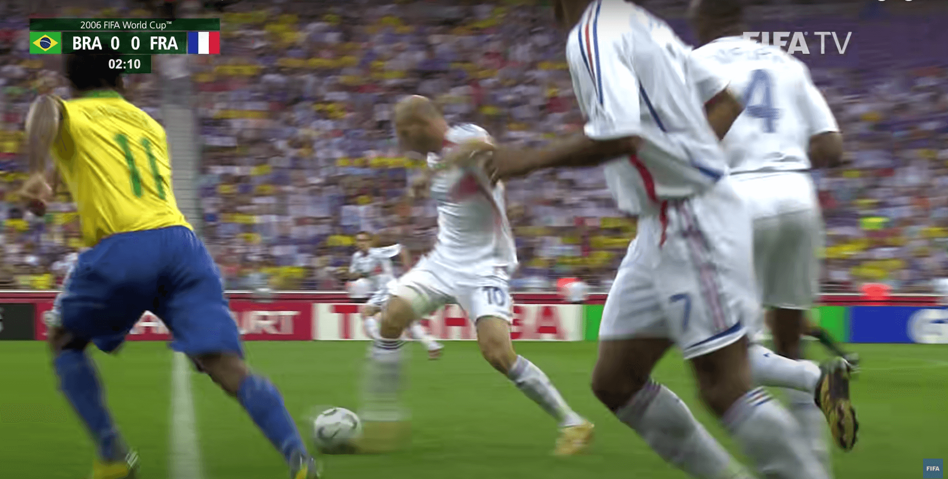 zidane walking past the world cup 0078