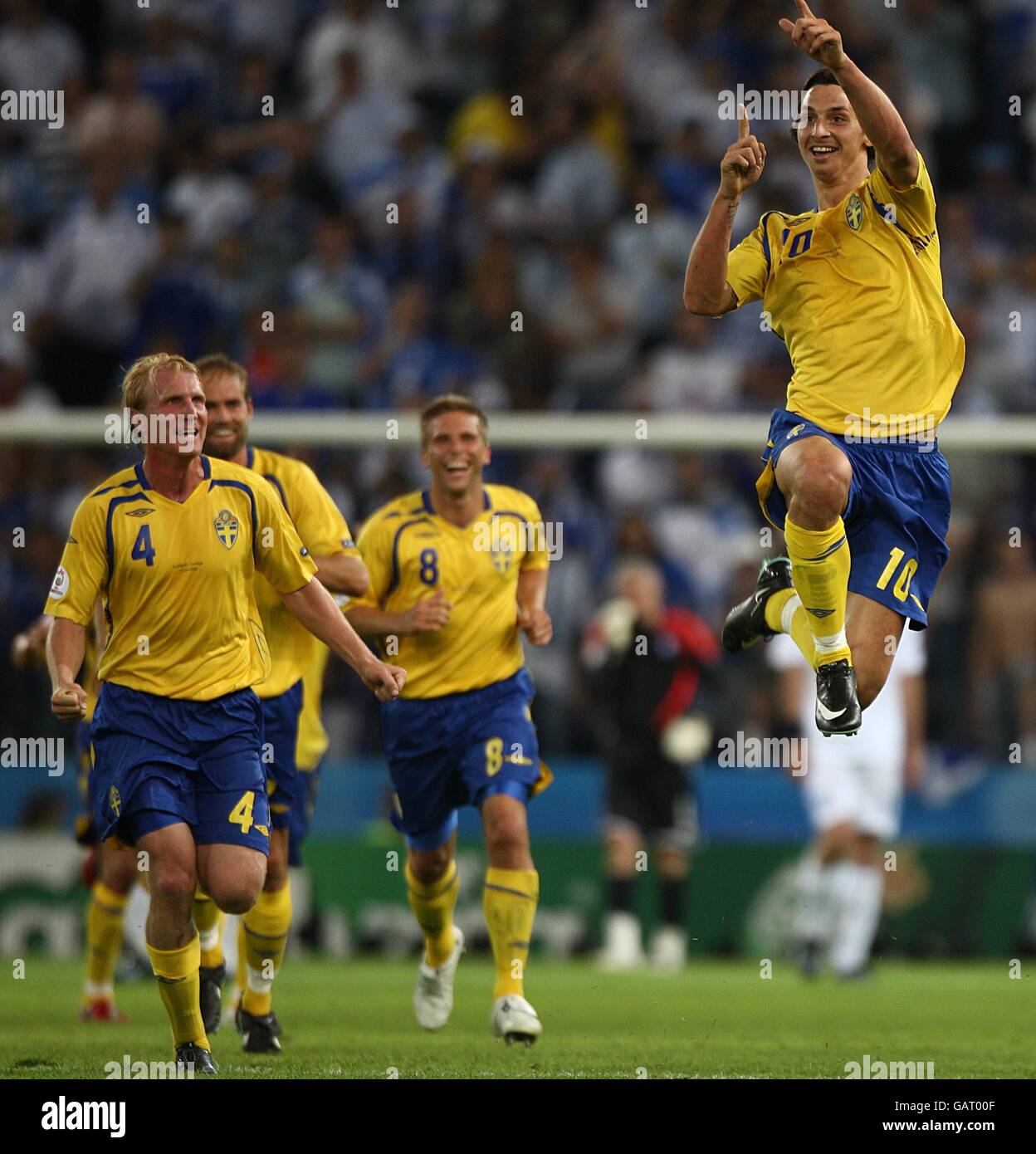 Zlatan famous goal celebrations.
