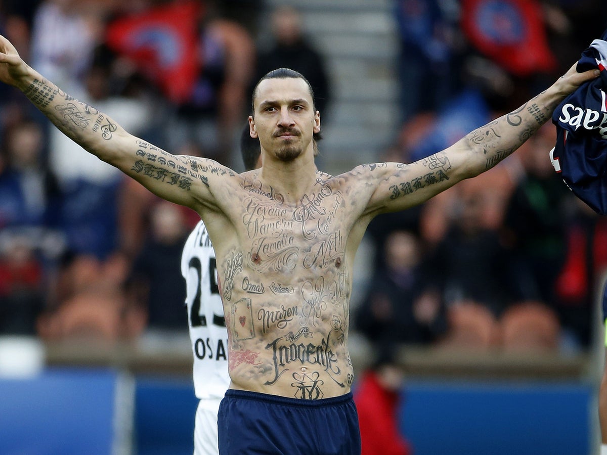 zlatan ibrahimovic celebration