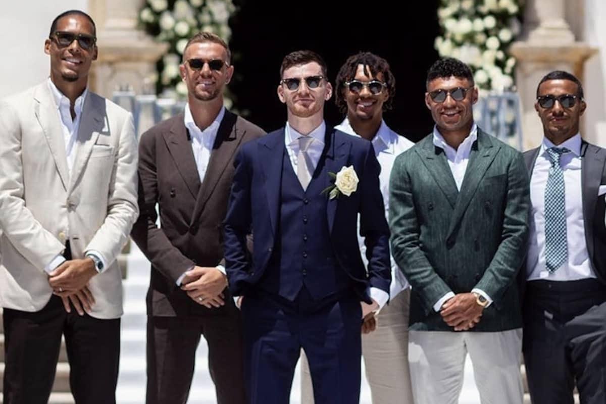 The Style Showdown: Liverpool Players at Andy Robertson’s Wedding