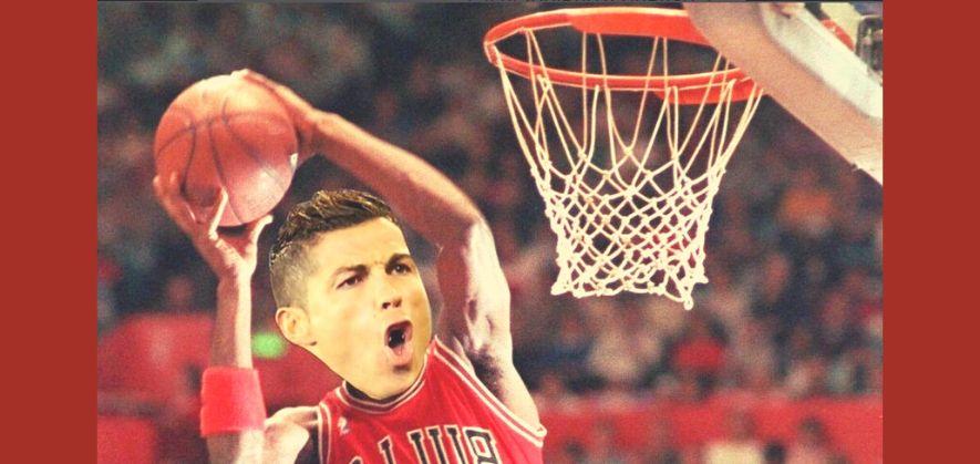 can ronaldo dunk a basketball