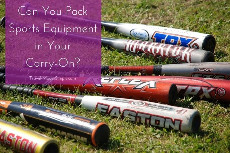 Taking Sports Equipment on a Plane: What You Need to Know