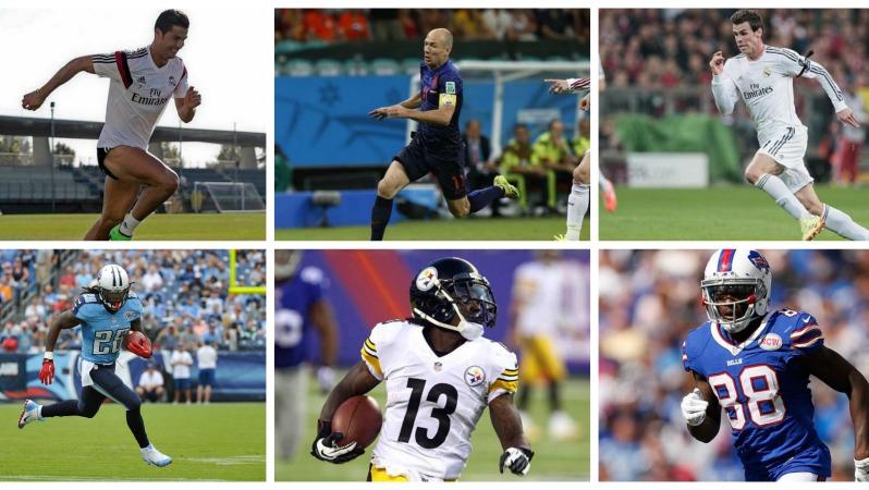 Whose Football Is Faster: European or NFL Players?