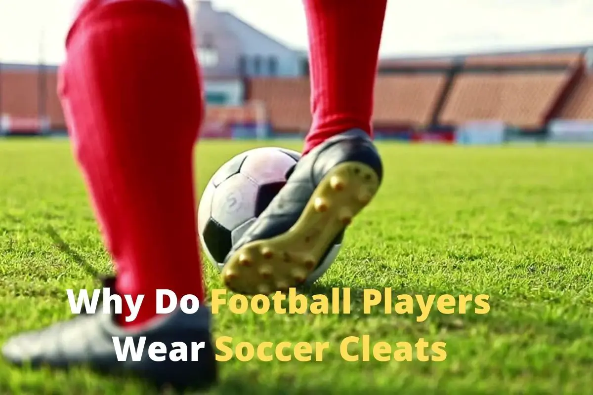 football players wearing soccer cleats