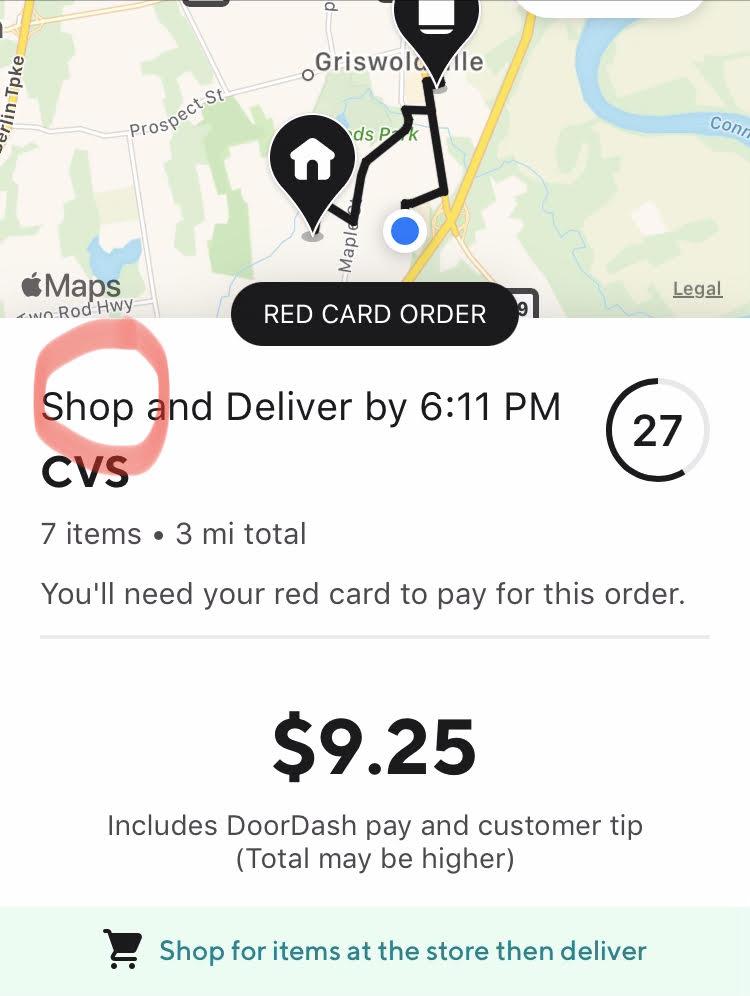 DoorDash Red Card Orders: A Quick Guide