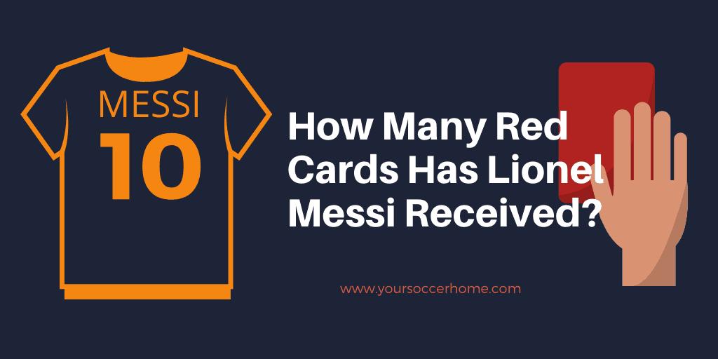 Messi's first red card