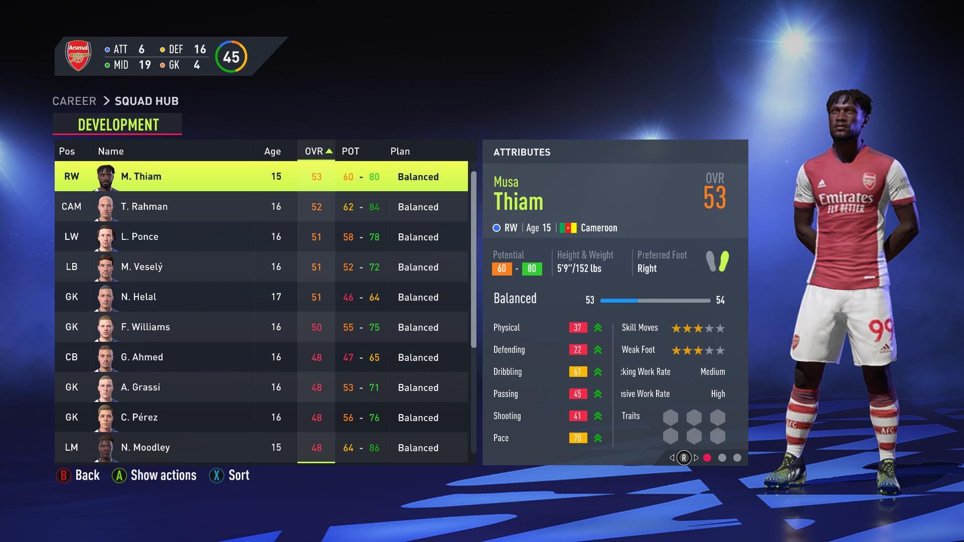 Understanding FIFA 22 Career Mode Youth Academy Player Types
