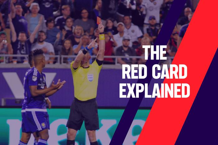 what is a red card in soccer