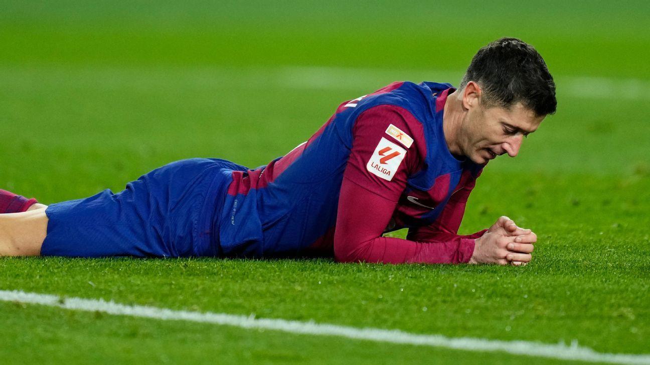 Soccer: The Struggles of Robert Lewandowski at Barcelona