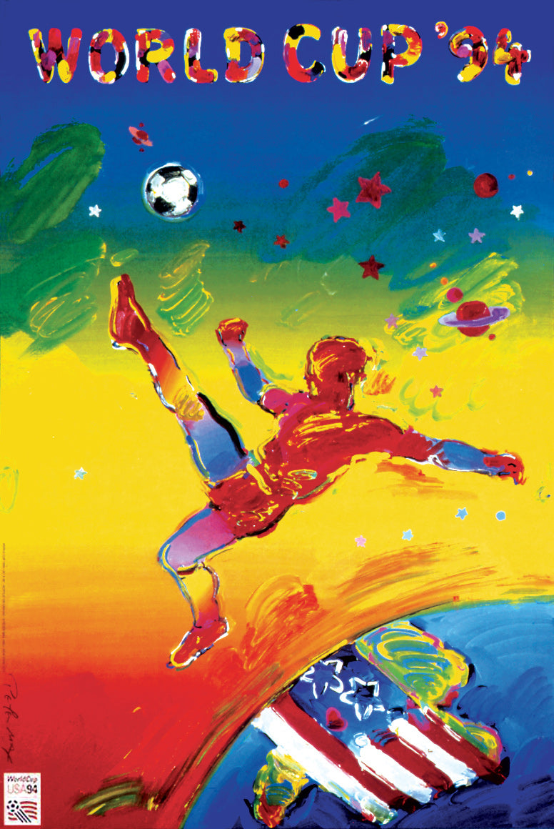 1994 world cup poster capturing the triumphant spirit of legends