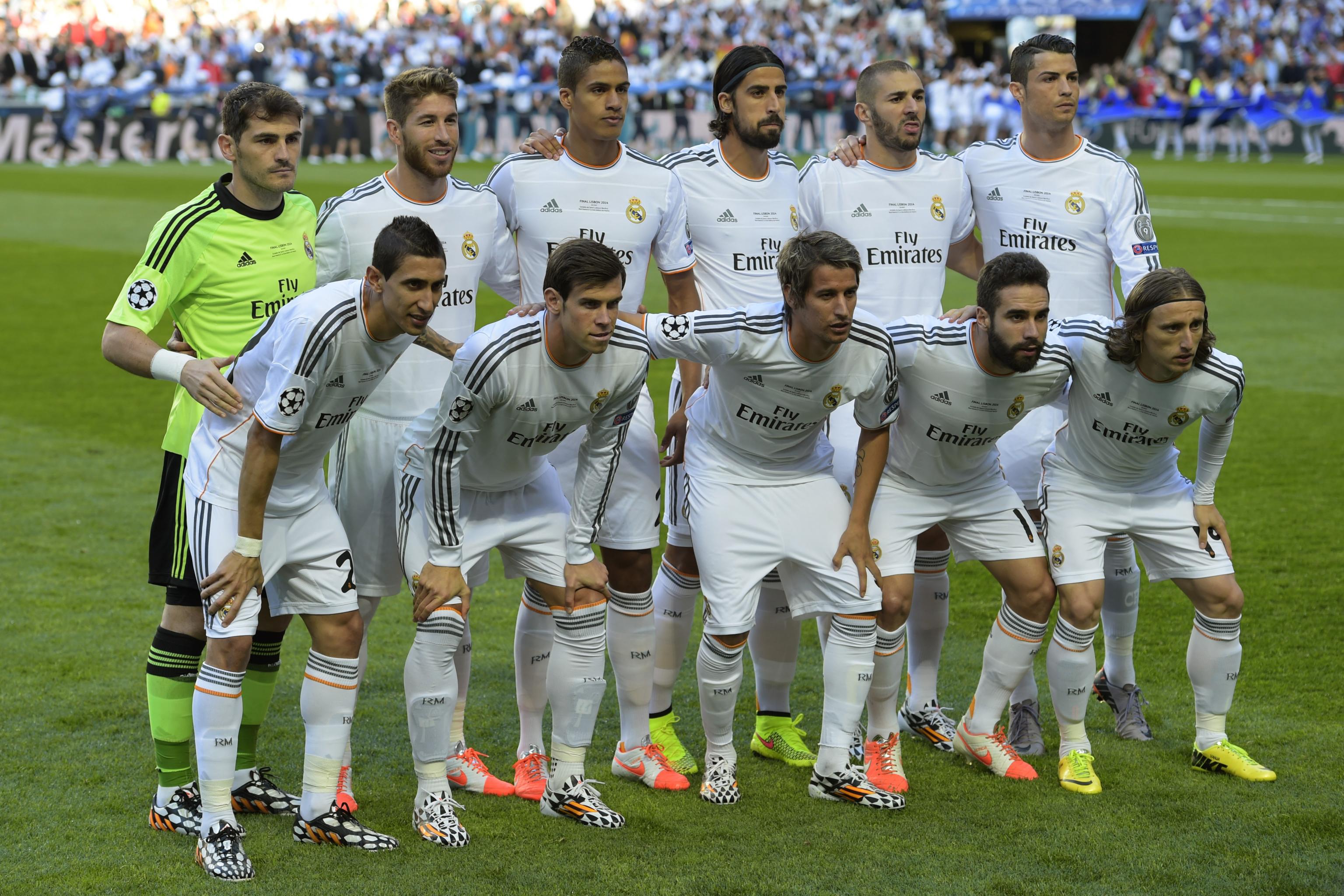 2014 real madrid line up committed to unforgettable football history