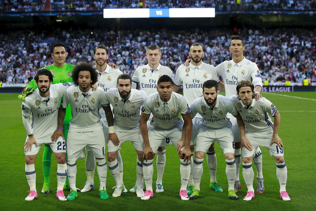 2017 real madrid lineup that conquered the world as invincible