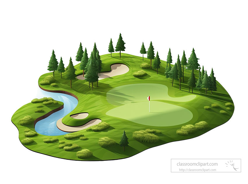 3d golf course image exclusive showcasing stunning virtual landscapes