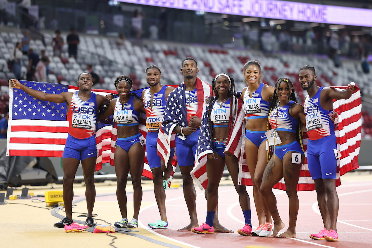 Sporty highlights from the thrilling 4×100 relay budapest 2023