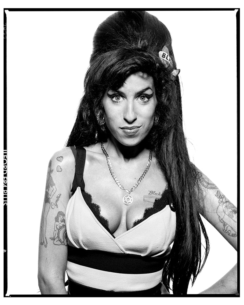 Amy winehouse portrait photo capturing her essence in collaboration