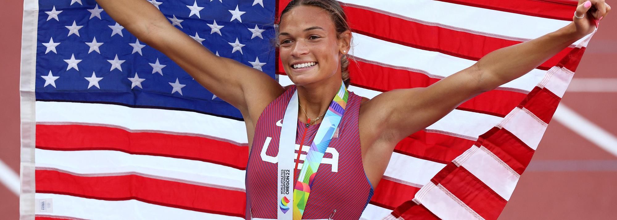 Anna hall world athletics determined to conquer the global stage