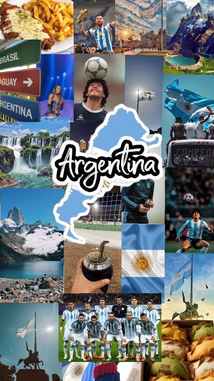 Tough to capture the vibrant essence of an argentina collage art