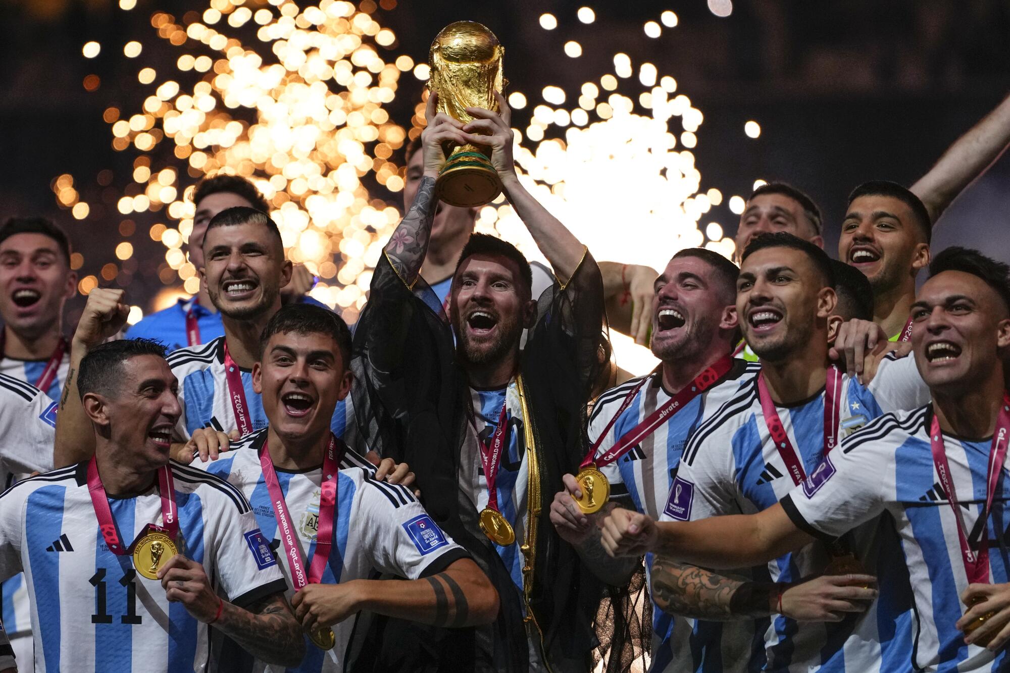 Argentina world champion in sporting history celebrates greatness