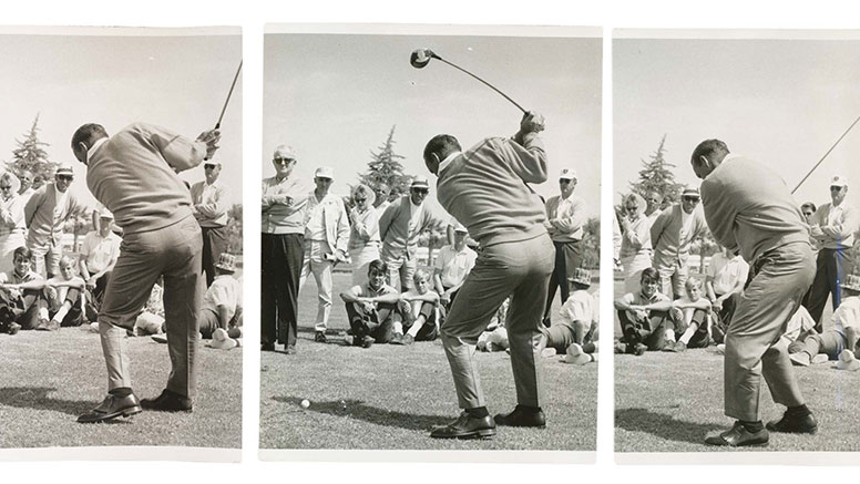 Arnold palmer swing sequence reveals the invincible golfer’s grace