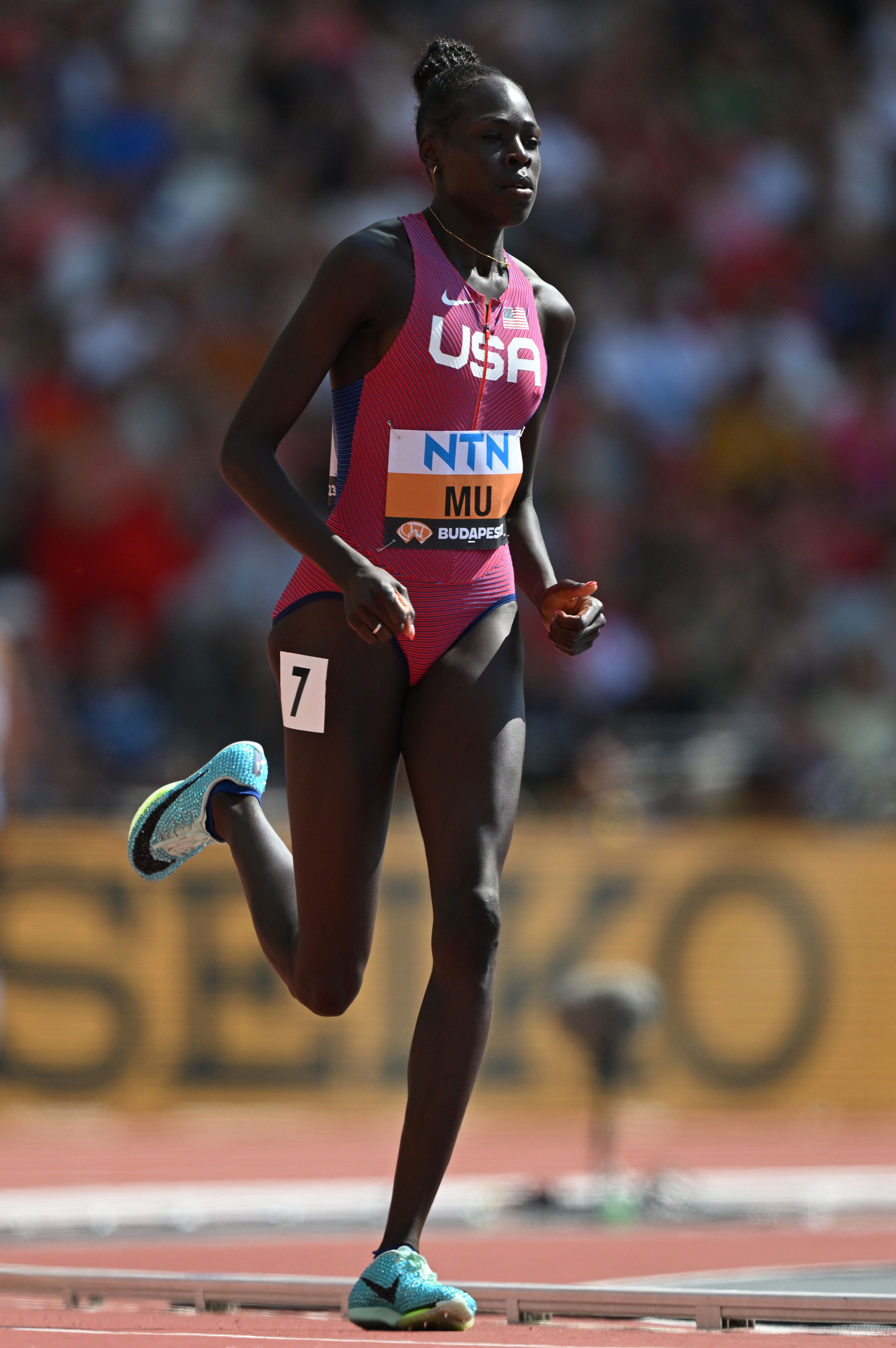 Dominant athletes in the athing mu 800m race at 2023 championships