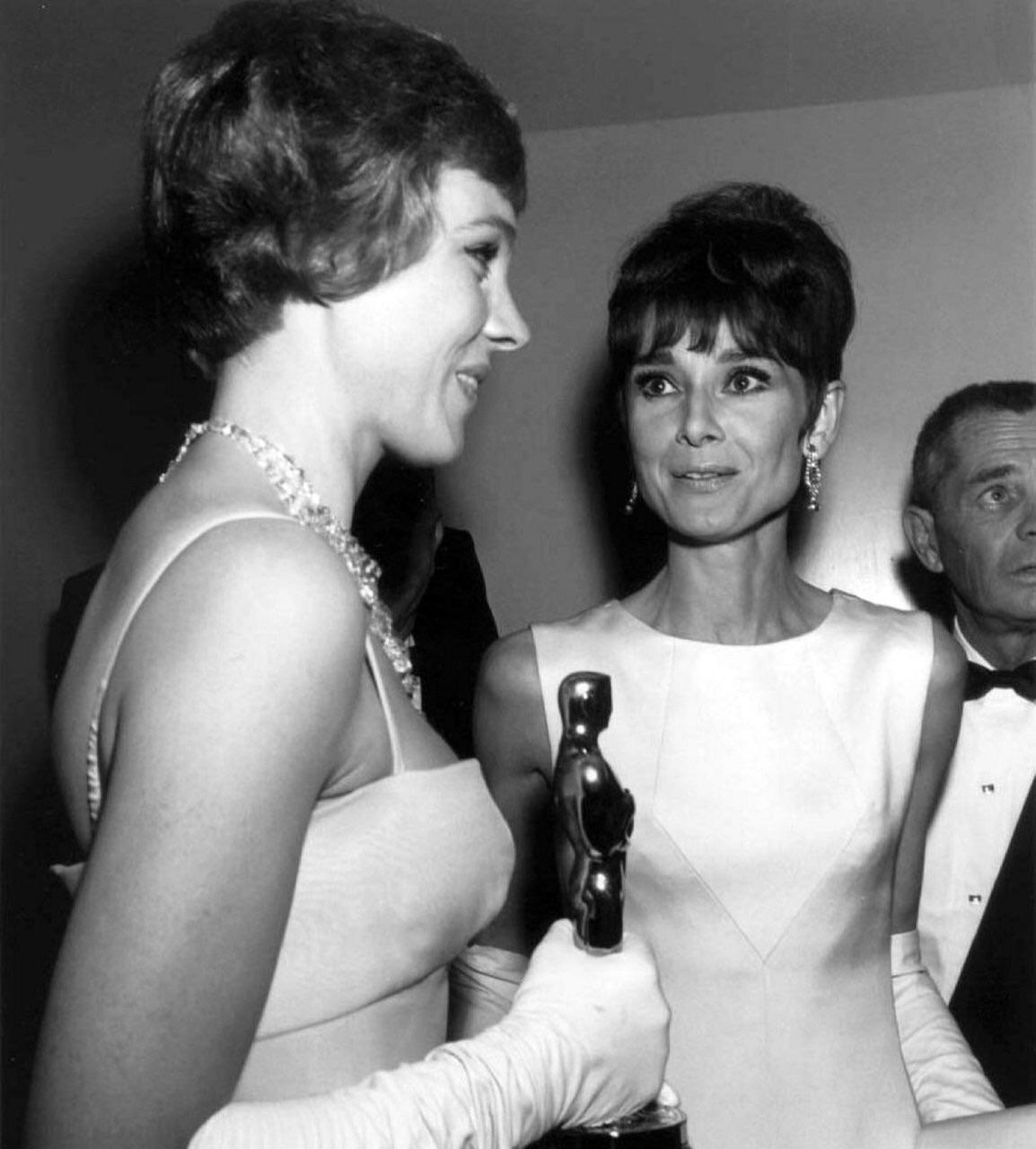 Audrey hepburn julie andrews dominant icons of film and fashion