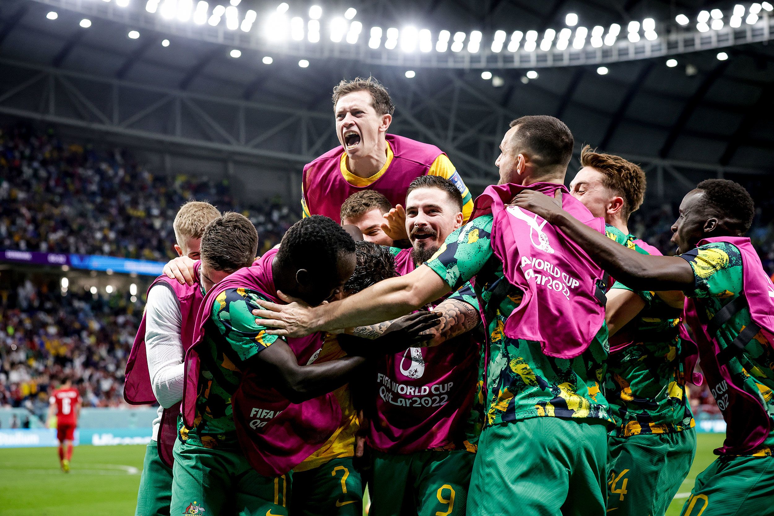 Australia denmark world cup iconic moments that captivated fans