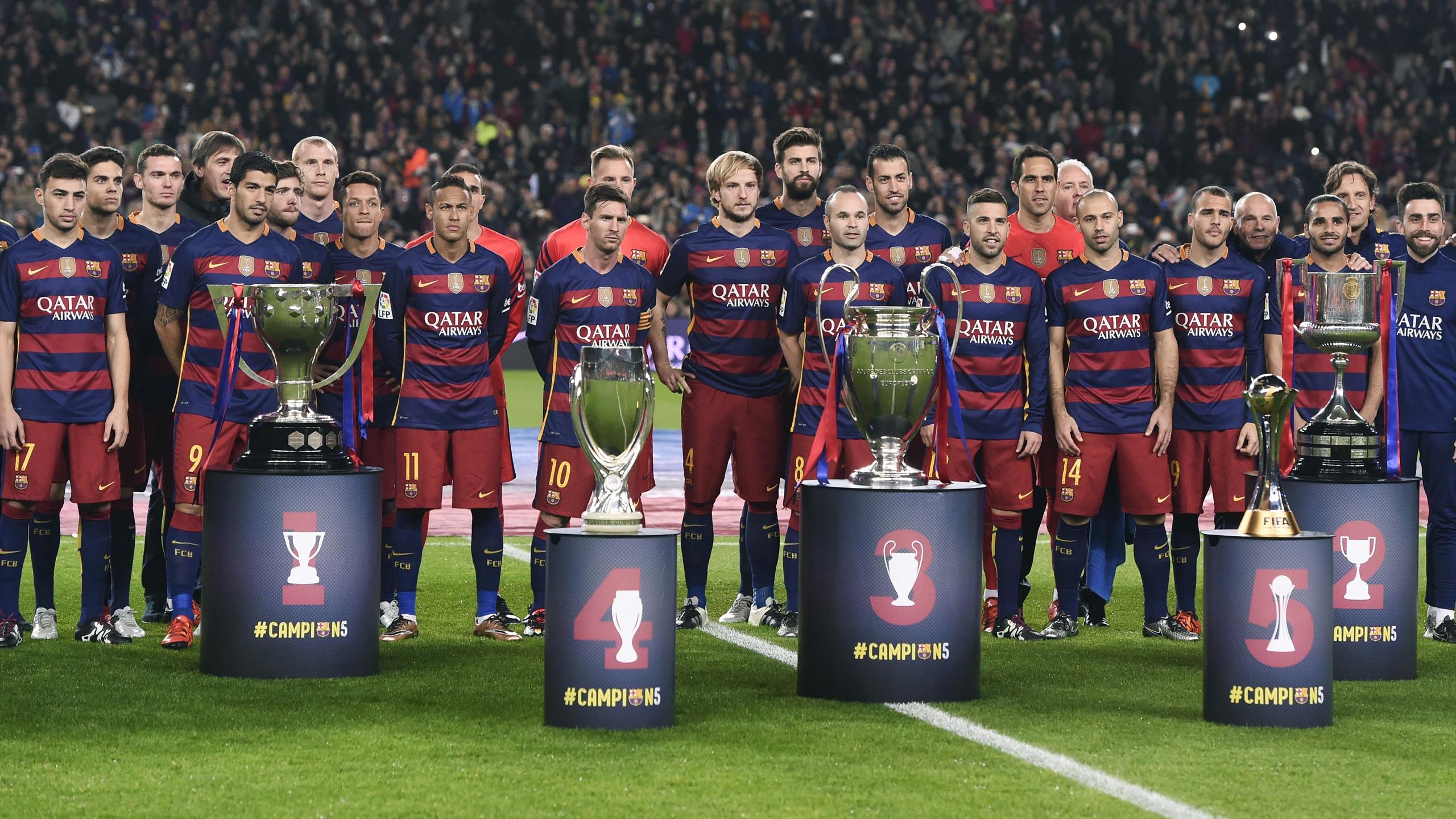 Barca treble 2015 highlights the fierce competitive spirit of the team