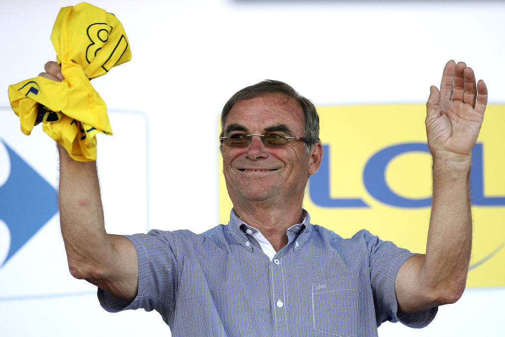 Committed to capturing the famous bernard hinault punch moment