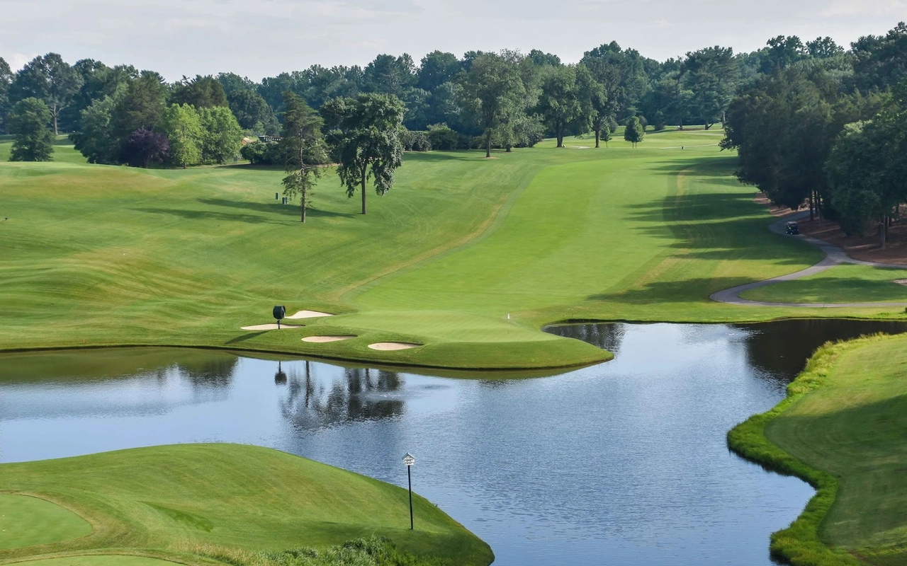 Champion the beauty of congressional country club’s blue course today
