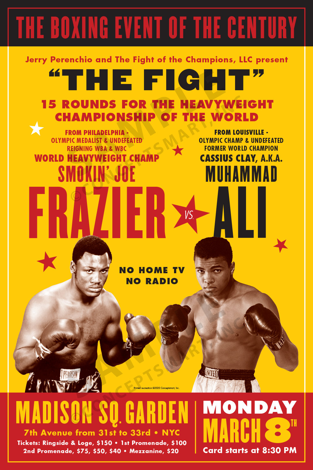 Premium quality boxing fight posters to elevate your collection