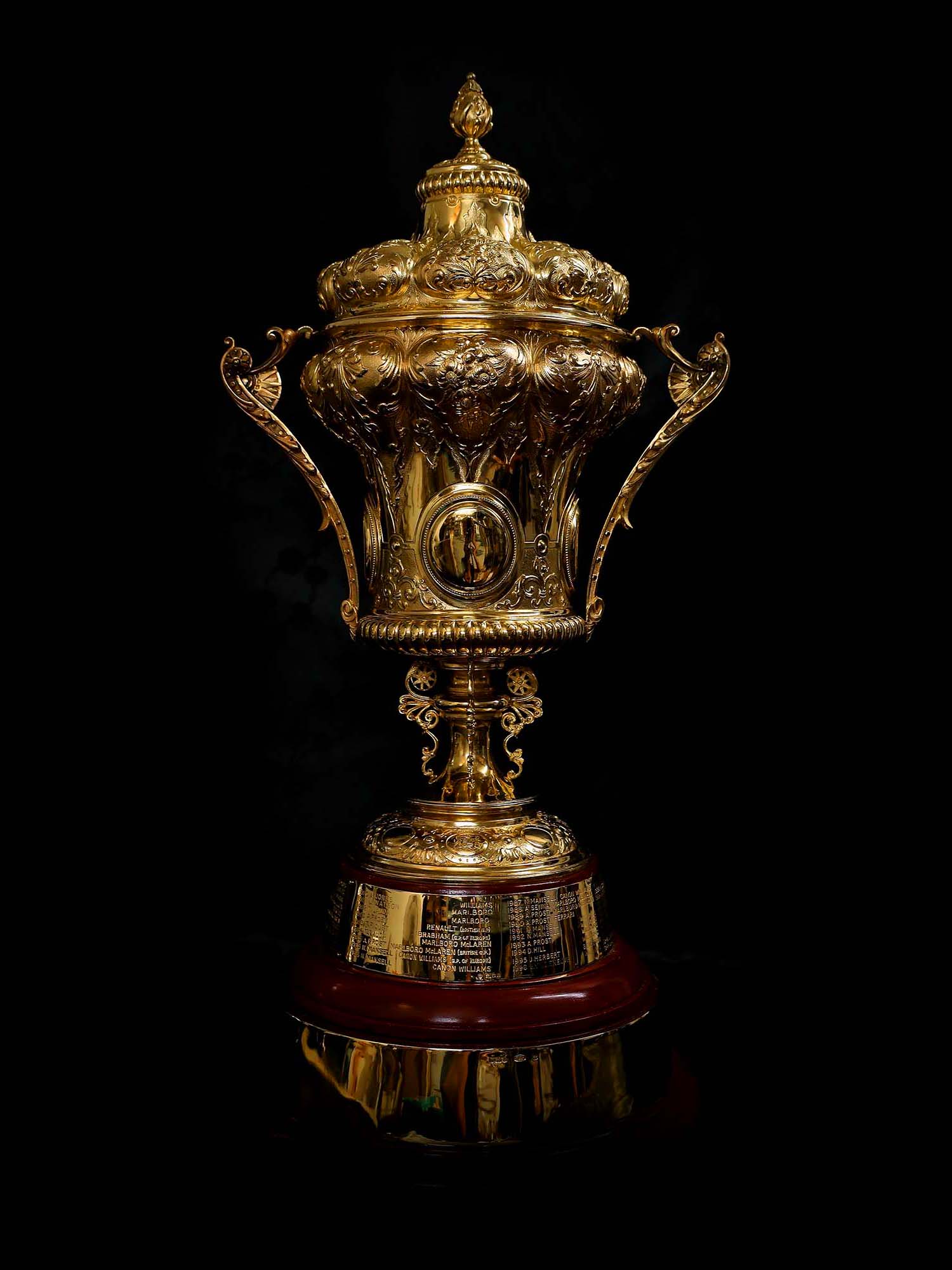 Resilient spirit shines through the iconic british grand prix trophy