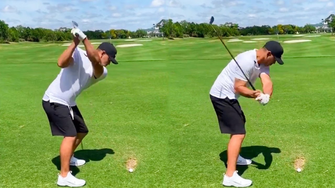 Record-breaking insights on brooks koepka at the top of backswing