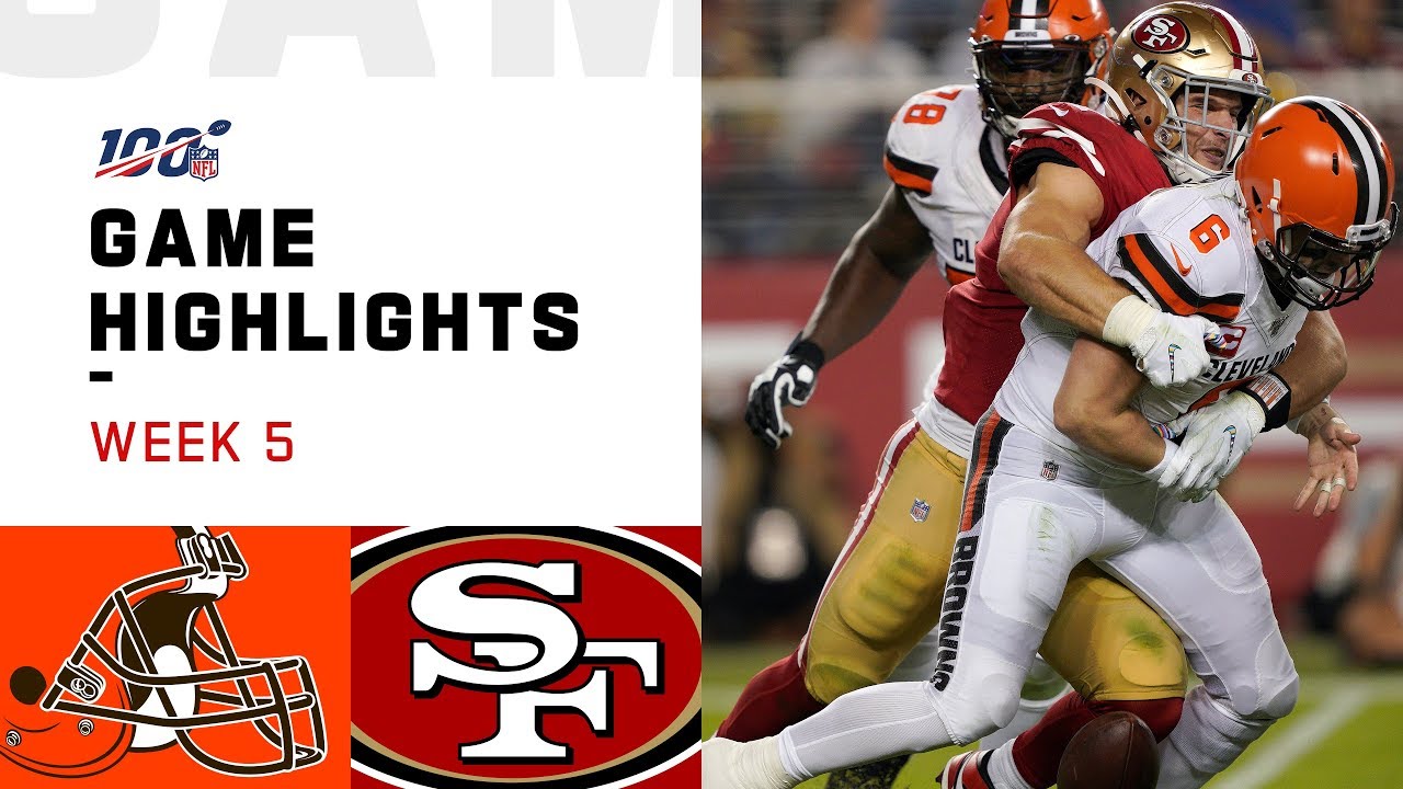 Browns vs 49ers 2019: perfect moments from an epic showdown
