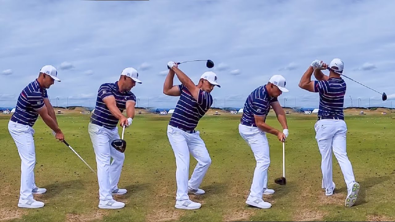 Bryson dechambeau swing sequence reveals his formidable technique
