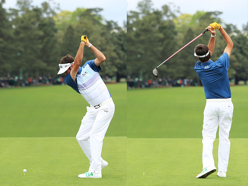 Unparalleled look at the bubba watson golf swing and its power