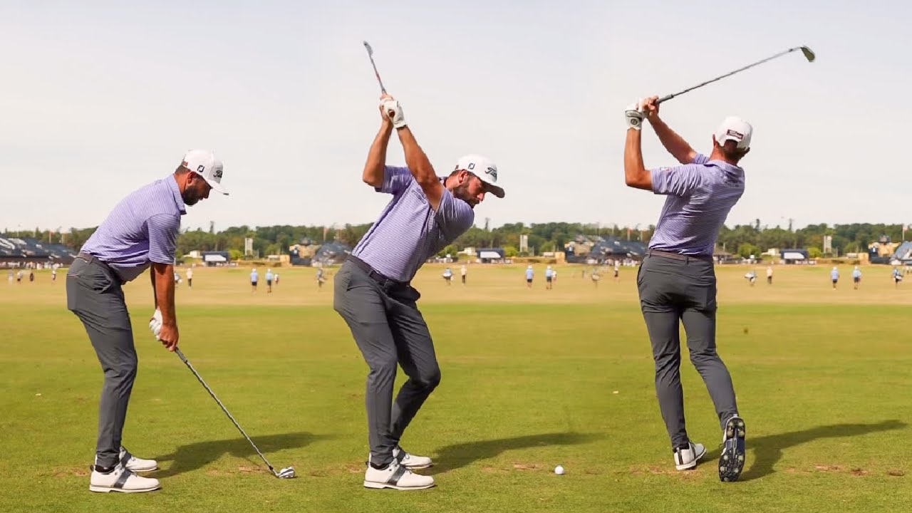 Cam young golf swing showcases championship-level precision and power