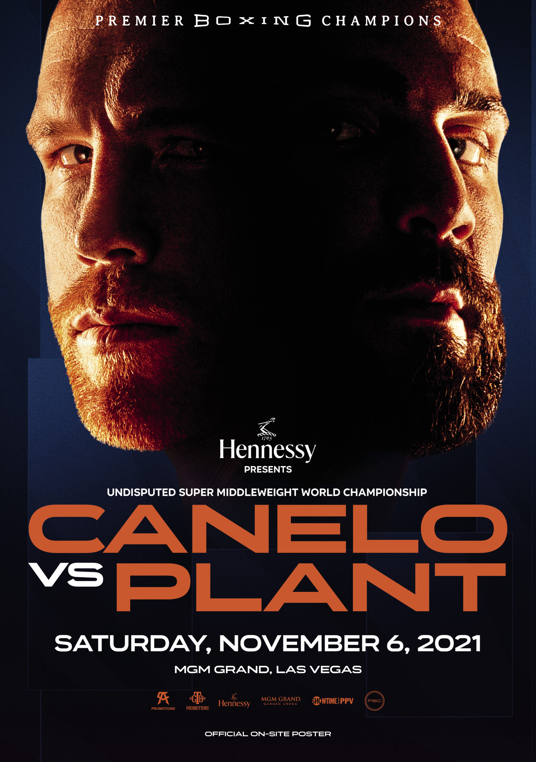Trailblazing canelo vs plant poster showcasing epic boxing showdown