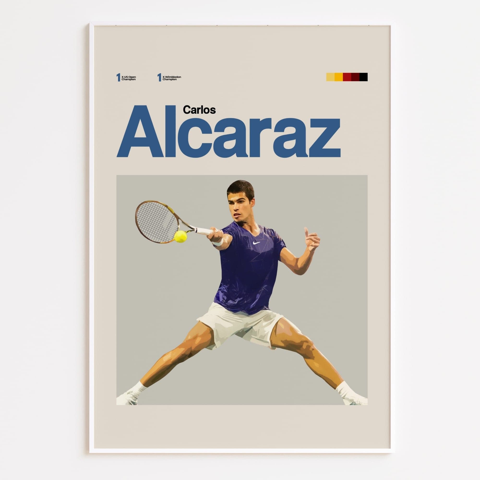 Alcaraz poster collection: trendy designs for every sports fan