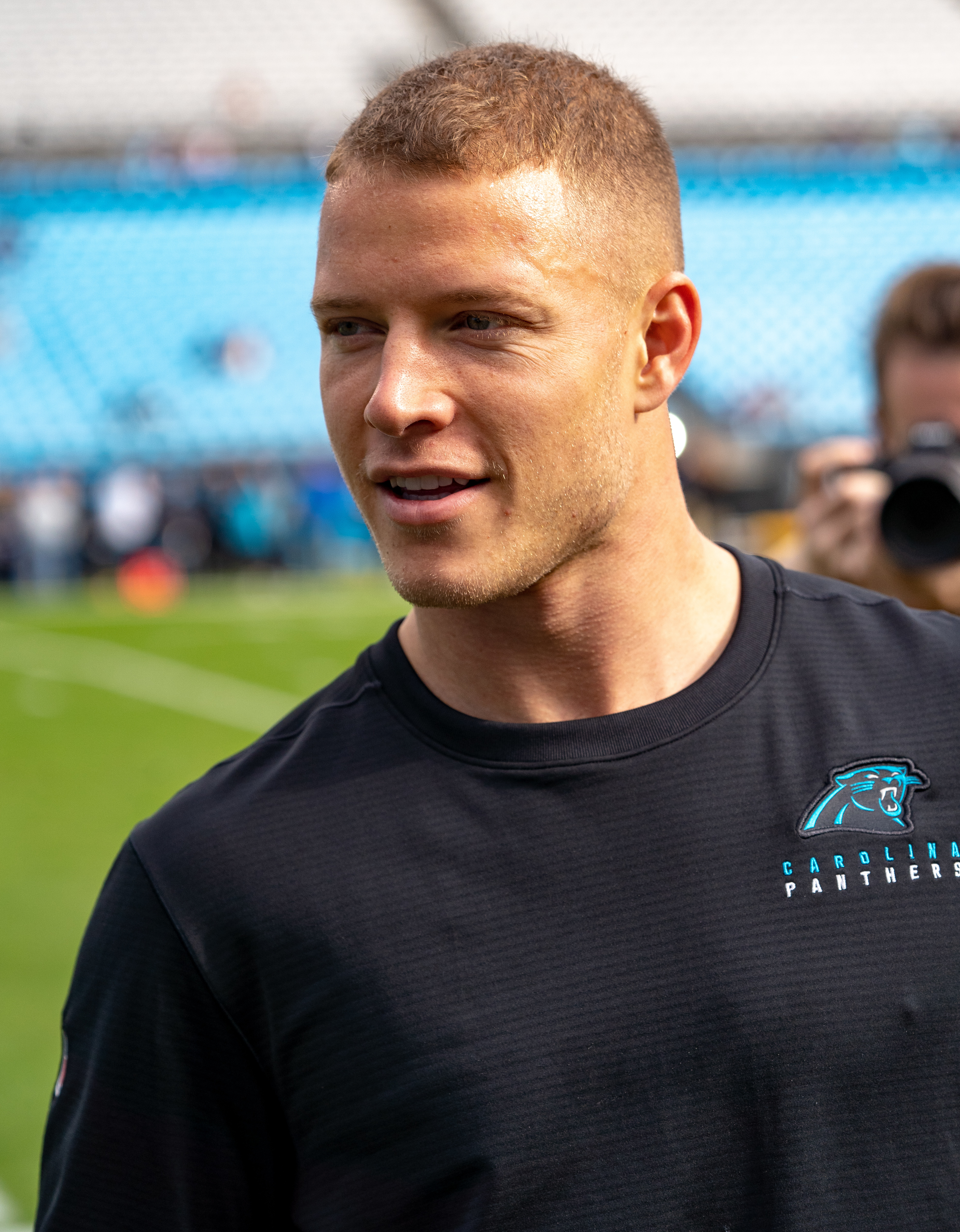 Fierce christian mccaffrey images capturing the spirit of football