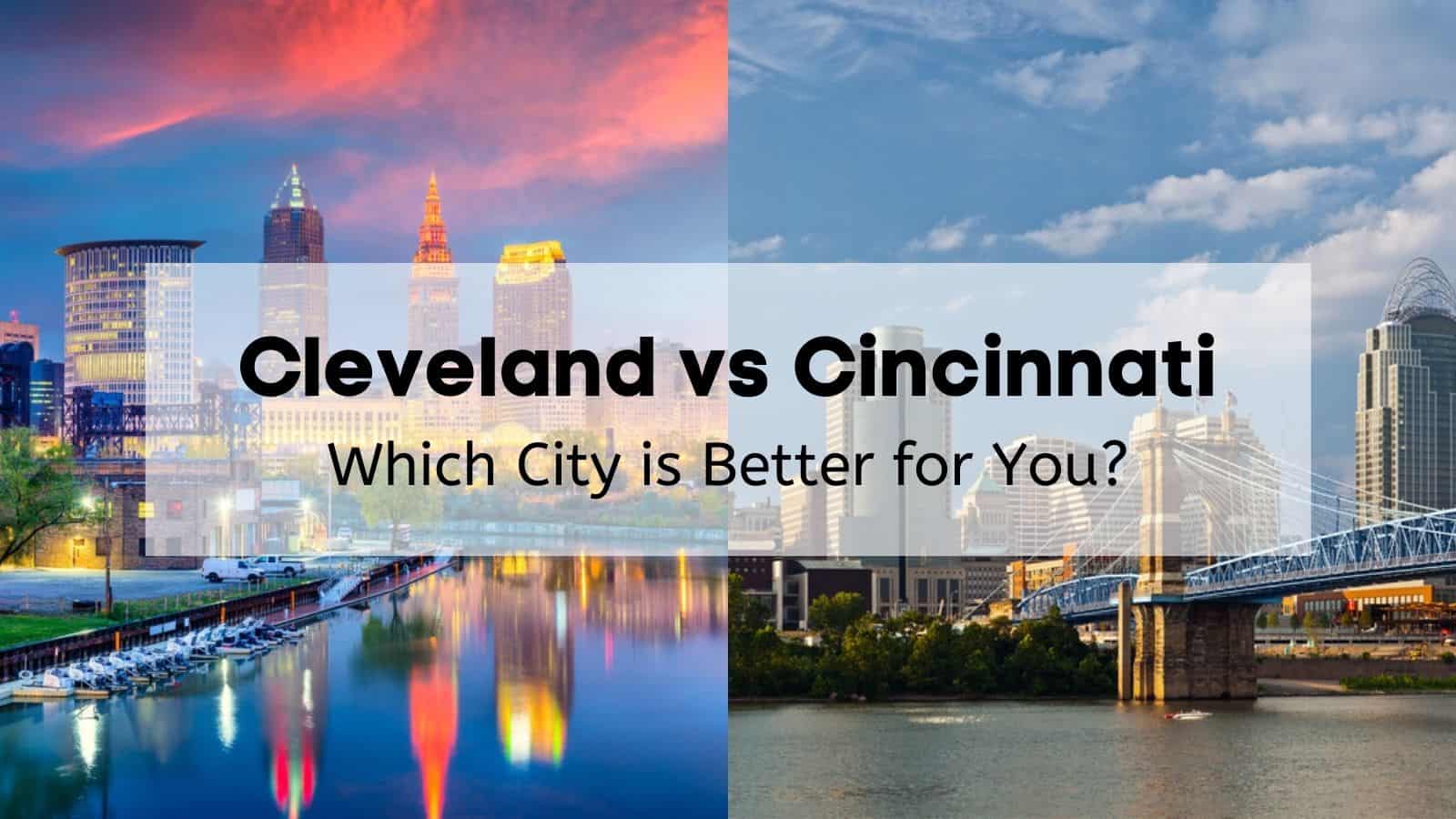 Cleveland v cincinnati minimalist showdown in sports rivalry