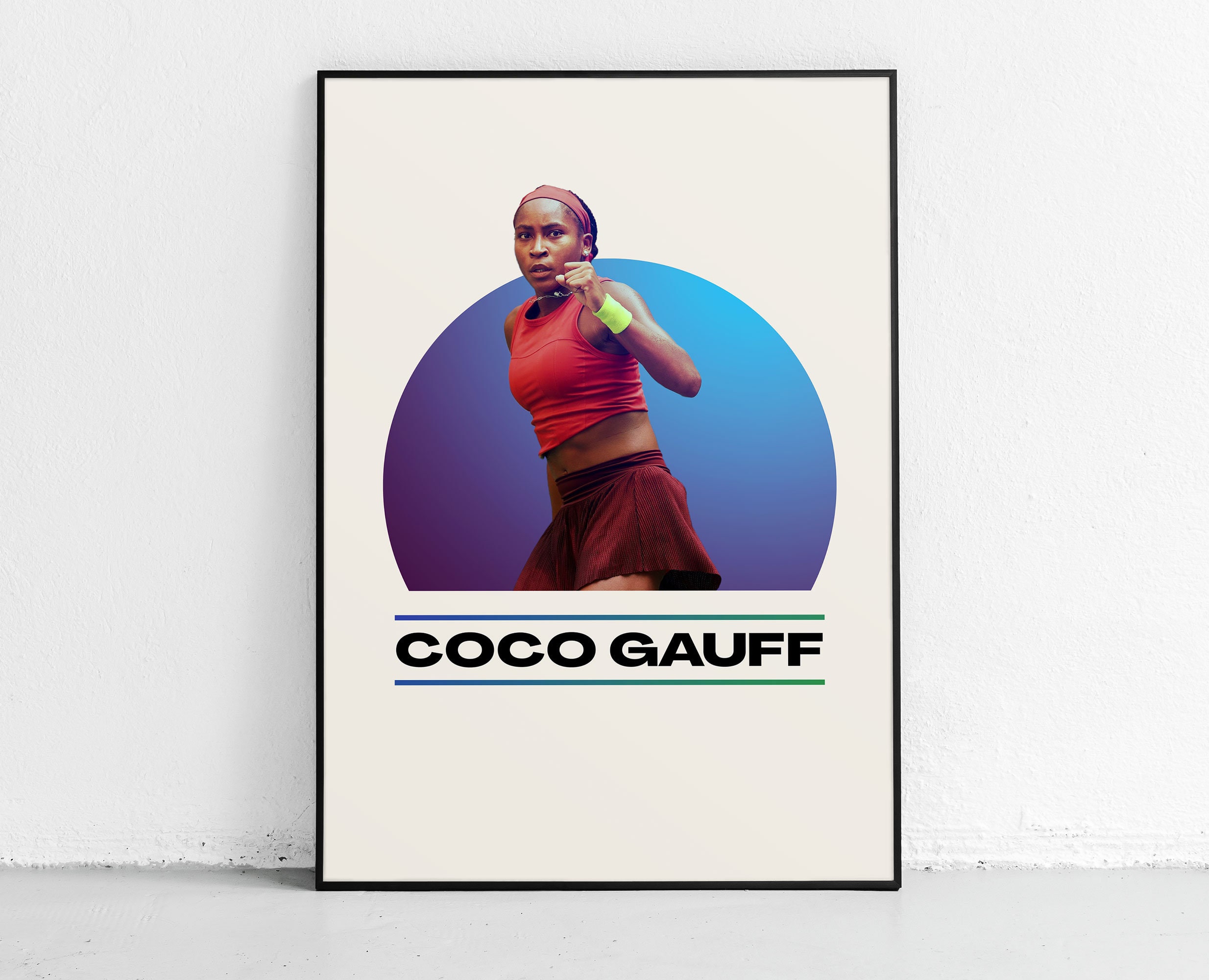 Strong coco gauff poster ideas to celebrate her incredible journey