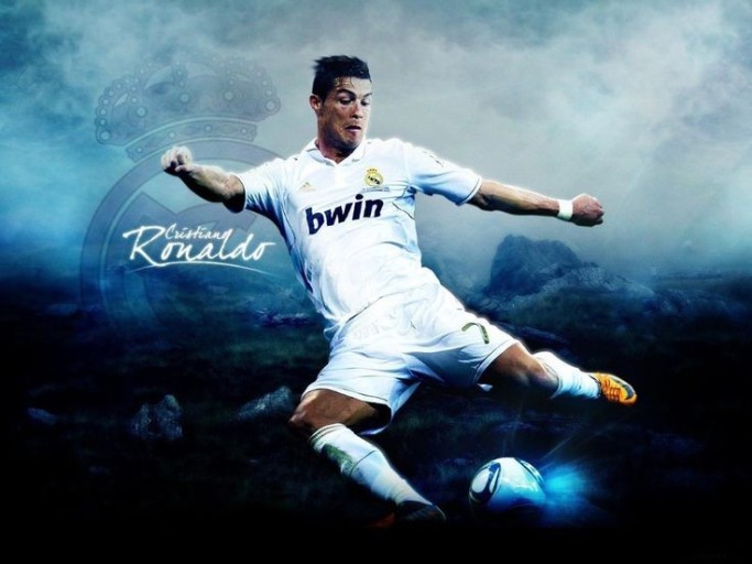 Eye-catching cristiano ronaldo wall decal to elevate your space