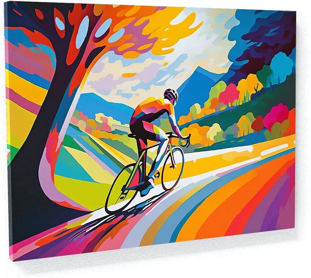 Groundbreaking cycling art that captures the spirit of movement