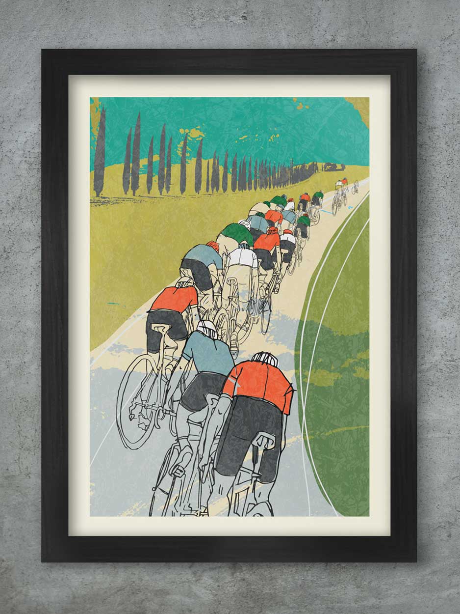 Cycling print robust designs for every passionate cycling enthusiast
