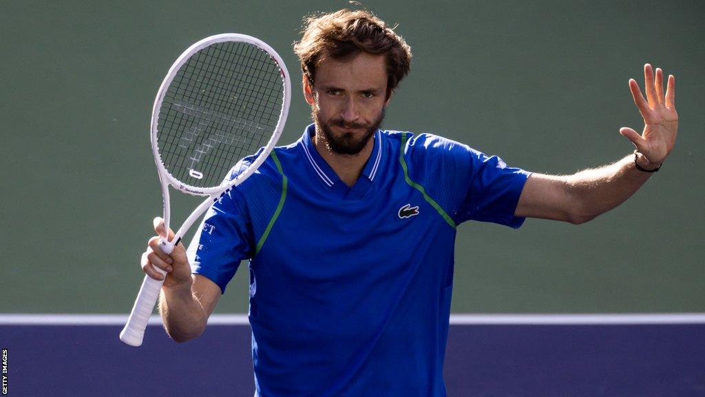 Fierce daniil medvedev rises as a tennis champion from russia