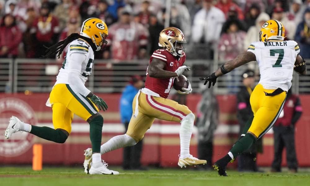 Robust deebo samuel’s performance against the packers unmatched