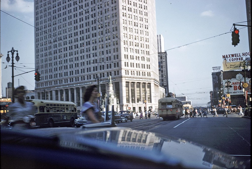 World-class color detroit in the vibrant 1950s capturing history