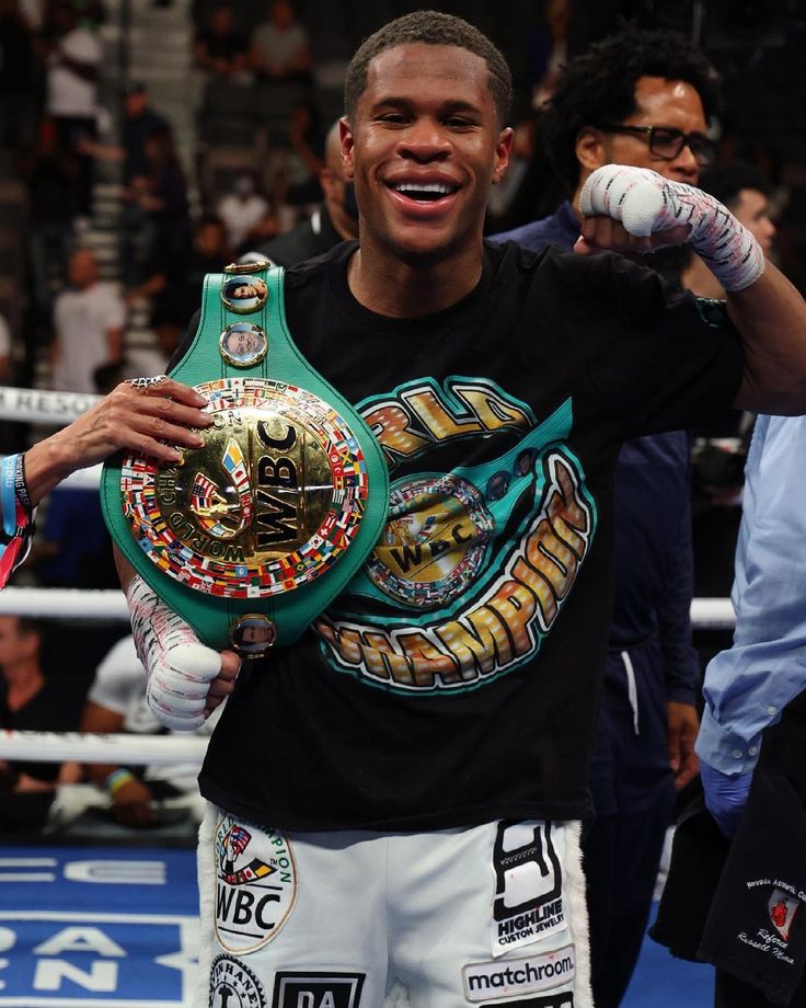 Devin haney wallpaper featuring record-breaking achievements to inspire