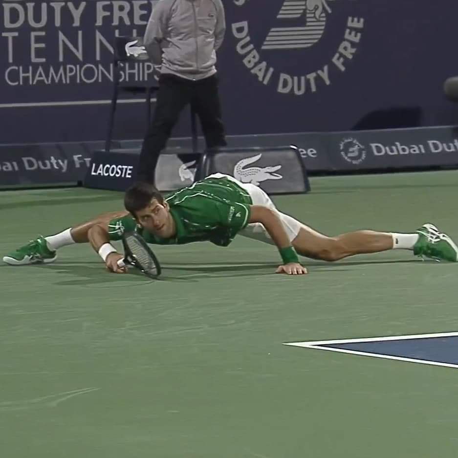 Djokovic stretch reveals ambitious training secrets of a champion